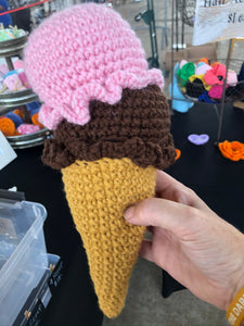 Crochet Jumbo Ice Cream Cone