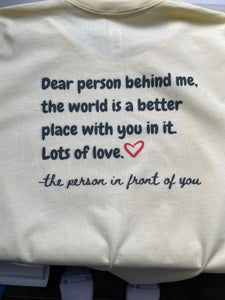 World is better with you in it t-shirt