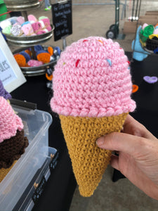Crochet Jumbo Ice Cream Cone