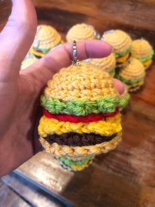 Cheeseburger keychain